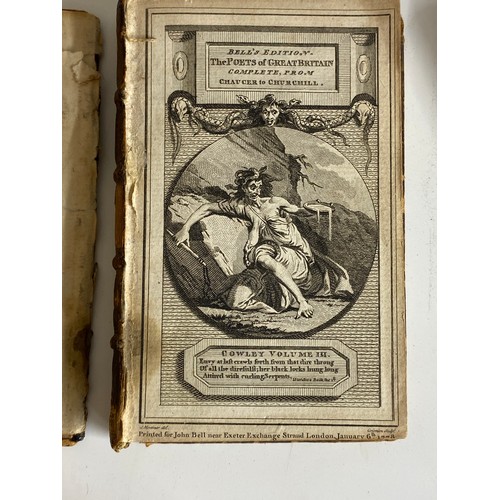 278c - Antique book History and Survey of London, Osborne together with a quantity of smaller antique books