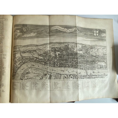 278c - Antique book History and Survey of London, Osborne together with a quantity of smaller antique books