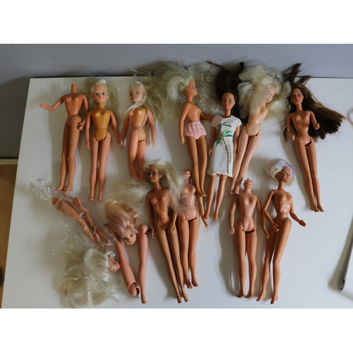 406 - Large quantity of assorted mainly Sindy dolls etc