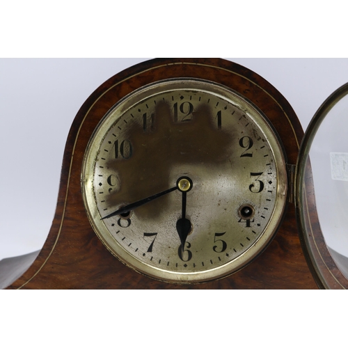 451 - A large Napoleon hat Westminster chime mantle clock