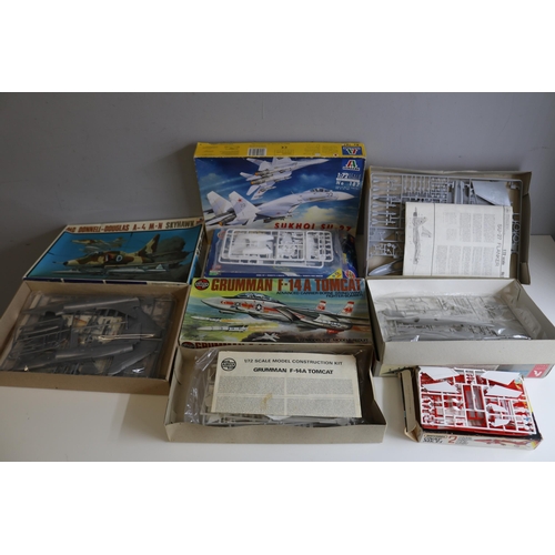 564 - A selection of boxed model kits to include ESCI 1/48 scale MC Donnell-Douglas A-4 M-N Skyhawk (all t... 