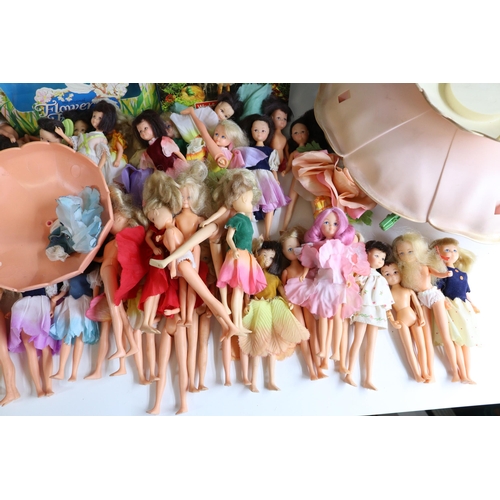 685 - A large quantity of Hornby flower fairies including three boxed pixies, large bag full of fairy figu... 