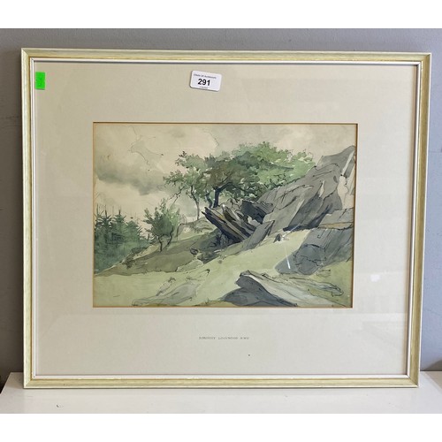 345 - Three framed watercolours all signed by Dorothy Lockwood RWS