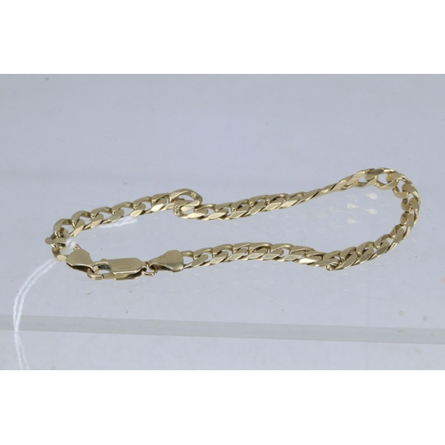 65 - A 375 9ct gold link bracelet (approx weight 10g)