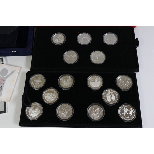 264 - Save the Children coin collection, there are 23 coins in the set with a number of certifications wit... 