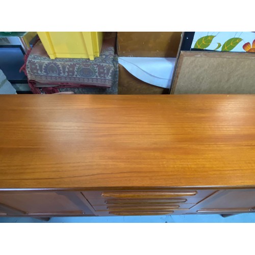 322 - Long mid century gplan sideboard, measures approx. 7ft long