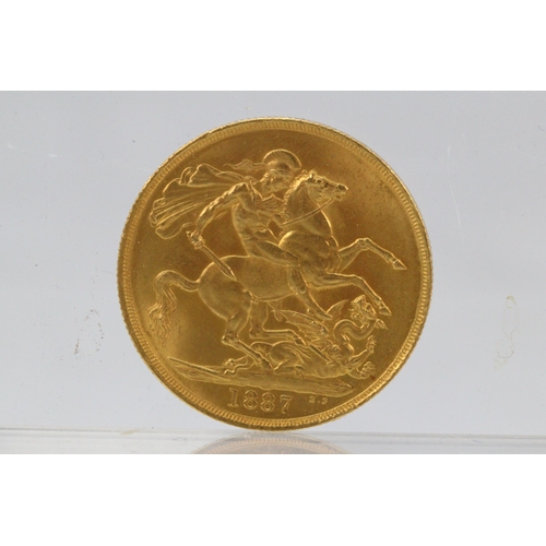 44 - 1887 double sovereign