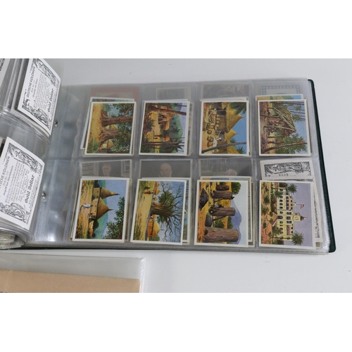 223 - A binder containing approx. 700 different loose pre-war German cigarette cards, along with a full se... 