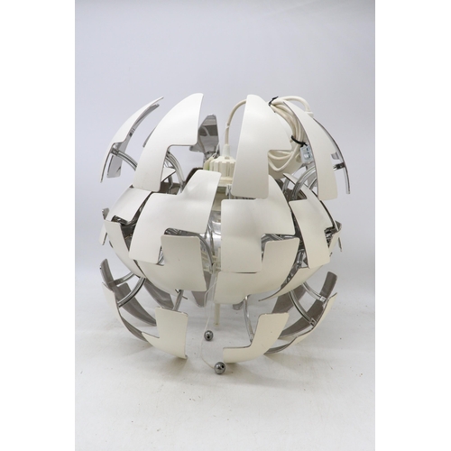 395 - Contemporary sphere light shade that further expands when pulled trade/spares/repairs