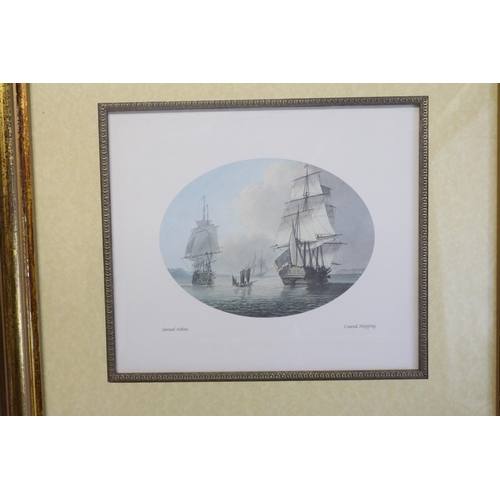 427 - Pair of framed Samuel Atkins Coastal prints