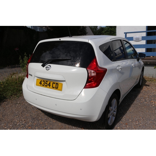 1 - Nissan Note, 2017, personalised number plate, automatic, approx. 4000 miles, one key, 1198cc, petrol... 