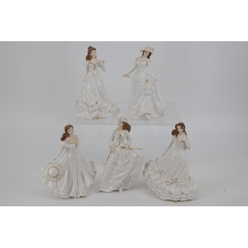 19 - Five Royal Worcester figurines