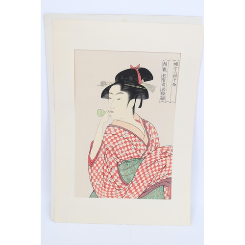 23 - Japanese woodblock print in folio