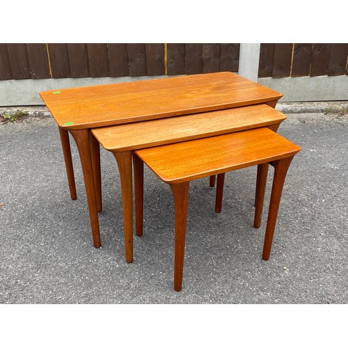 32 - A nest of three Danish influence tables