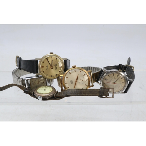 40 - A vintage comex 17 jewels manual wind wristwatch together with a swiss eterna-matic watch, Dimatron ... 