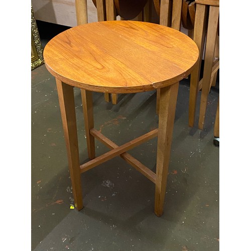 184 - Vintage Nathan coffee table with four smaller tables underneath.