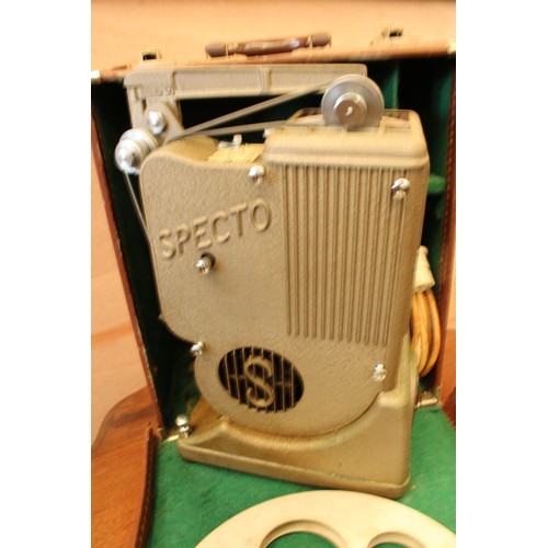 113 - Cased Vintage Specto projector TRADES/SPARES/REPAIRS.