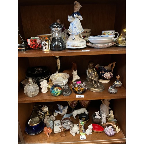 110 - Mixed lot including ceramics, glassware etc