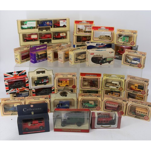 144 - Box lledo together with other collectibles die cast vehicles.