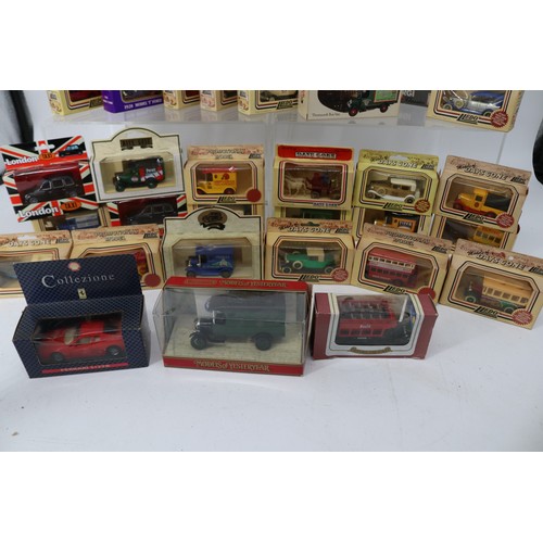 144 - Box lledo together with other collectibles die cast vehicles.