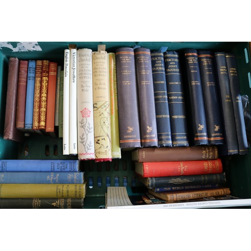 321A - Qty of vintage and later books (5 crates - crates not included)