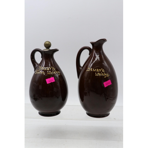 153 - Royal Doulton Kingsware, Dewars decanters, one with stopper.