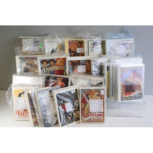 378 - Approximately 500 reprinted Advertising postcards