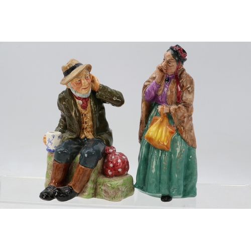 614 - Two Royal Doulton figurines to include Bridget HN2070 and Owd Willum HN2042