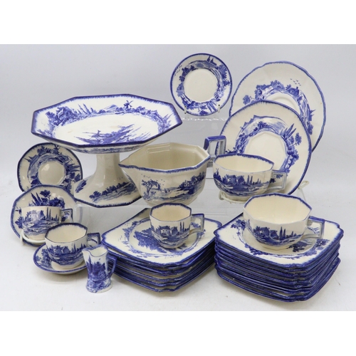 704 - A selection of Royal Doulton Norfolk Pattern tableware to include Teapot, cups, saucers, sideplates ... 