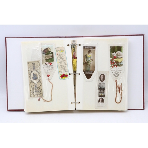 240 - A comprehensive collection of assorted bookmarks ranging from antique to modern including advertisin... 