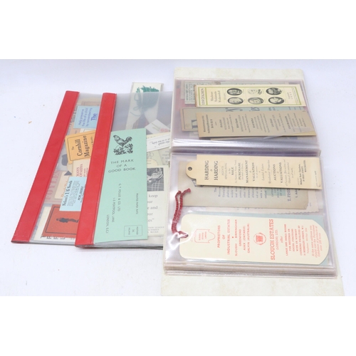 240 - A comprehensive collection of assorted bookmarks ranging from antique to modern including advertisin... 