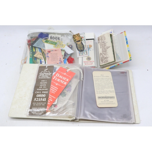 240 - A comprehensive collection of assorted bookmarks ranging from antique to modern including advertisin... 