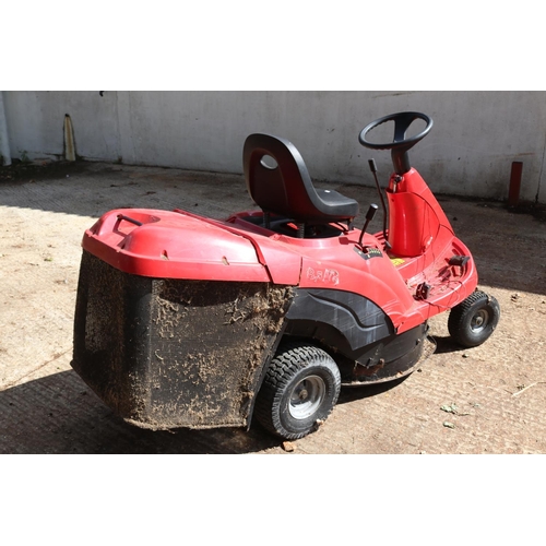 2 - Castel garden twin cut ride on lawn mower, the mower has been switched on to move it. Not tested for... 