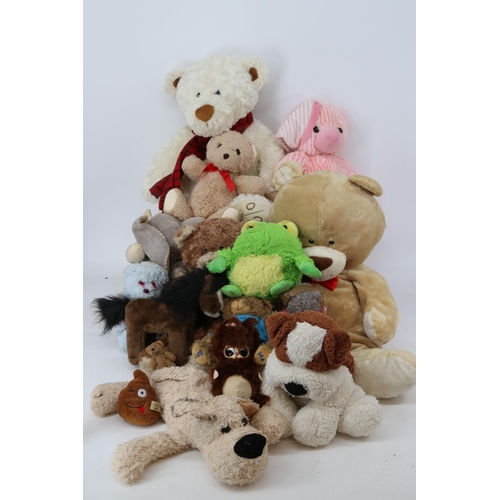 12 - Pallet of assorted house clearance items, ceramics, glass, sundries, retro tiles soft toys assorted.
