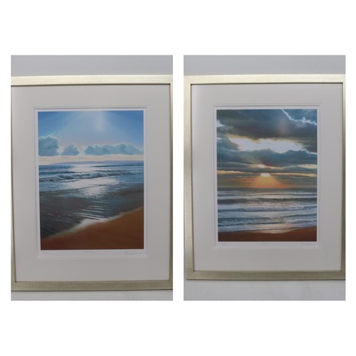 62 - A pair of limited edition artist proof prints ( with certificates) of sea scenes by Simon Kenevan