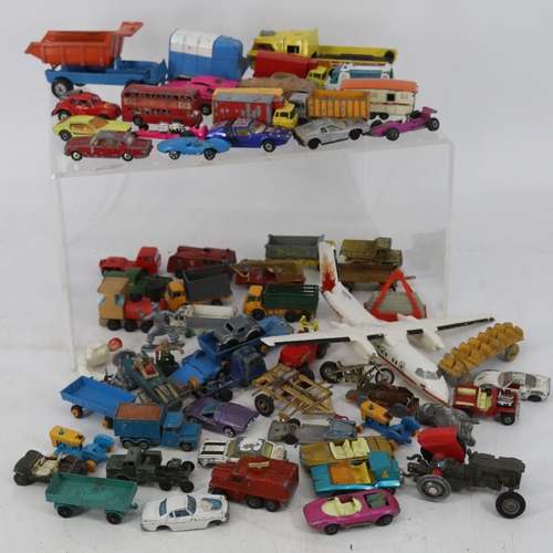 166 - Assorted games and toys including diecast, 