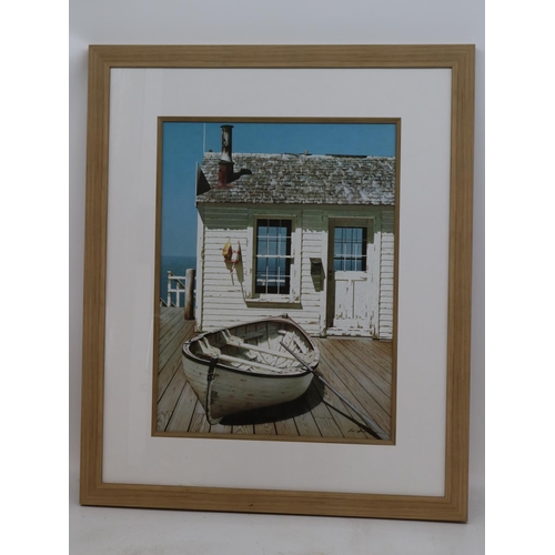 261 - A framed art print titled 