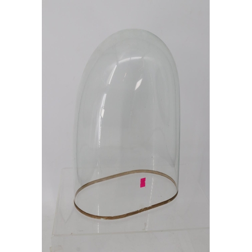 295 - 15inch glass dome without base