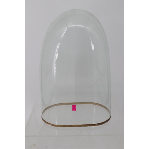 295 - 15inch glass dome without base