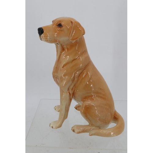 328 - 14inch tall seated Labrador Beswick