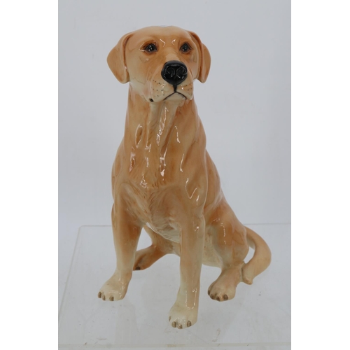 328 - 14inch tall seated Labrador Beswick