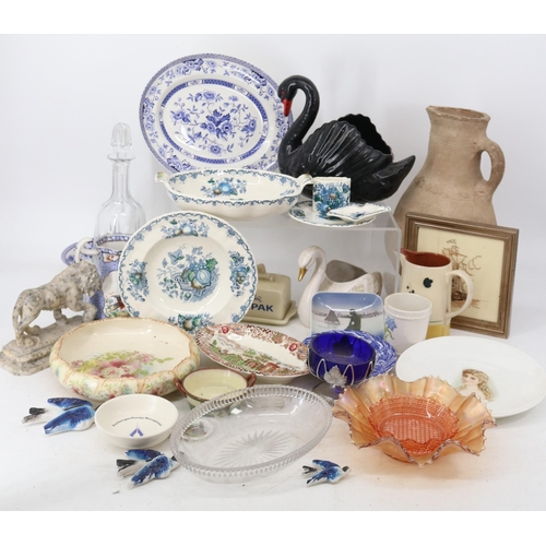 402 - A selection of dateline ceramics and glass including; Mason's 