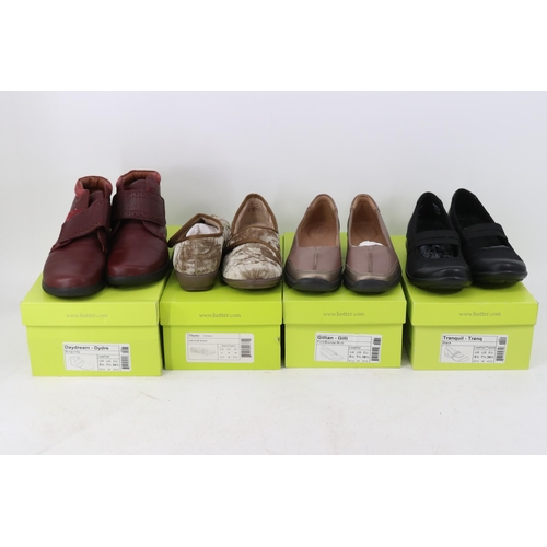 419 - Selection of Hotter and Cotton Trader shoes in various styles and sizes (see pictures for sizes)