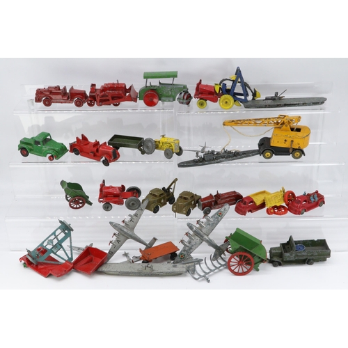 289 - Selection of vintage diecast vehicles, Play worn and many missing parts.