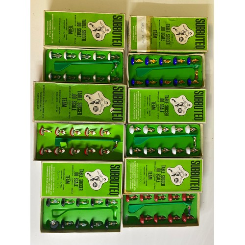 328 - Good selection of vintage Subbuteo teams boxed  (not checked for completeness)