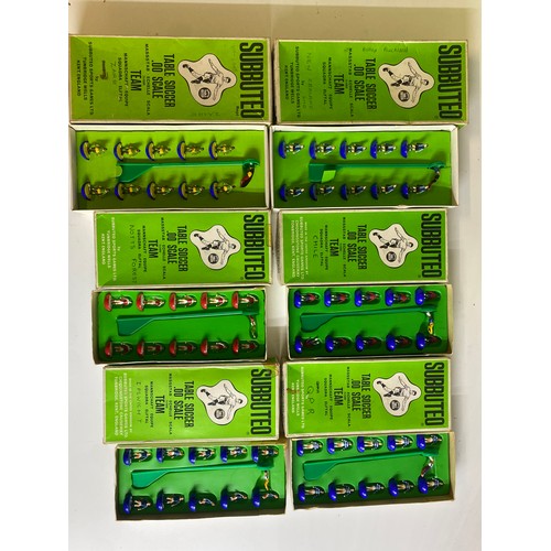 328 - Good selection of vintage Subbuteo teams boxed  (not checked for completeness)