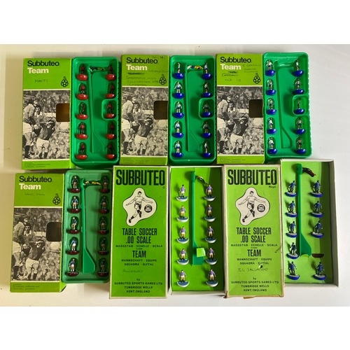 328 - Good selection of vintage Subbuteo teams boxed  (not checked for completeness)