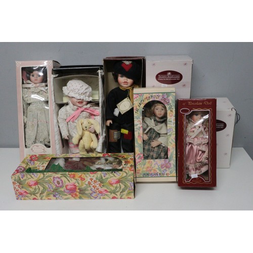 413 - Selection of boxed and unboxed dolls (approximately 40) to include Alberon, Ashton Drake, Leonardo C... 