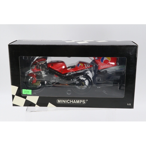 3 - Minichamps 1:12 scale Yamaha YZR 500 Antenna 3 Jose-Luis Cardoso 500cc GP 2001 in original packaging