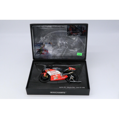 7 - Minichamps 1:12 scale Classic Bike Series Aprilia 250ccm Valentino Rossi Assen GP 1998 in original p... 